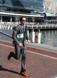 Sydney-sider Jones Day Lawyer Completes Marathon in 3-Piece Suit 6 Sydney-sider Jones Day Lawyer Completes Marathon in 3-Piece Suit 5