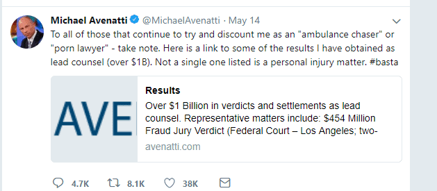 Michael Avenatti's $10 Million Problem - Or Is It?