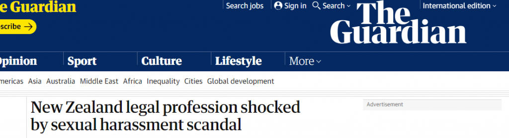 LawFuel New Zealand Lawyer of the Year: The Harassment Victim LawFuel New Zealand Lawyer of the Year: The Harassment Victim