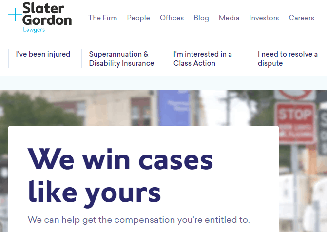Slater + Gordon Slated For "We Win Cases Like Yours" Tagline Slater + Gordon Slated For "We Win Cases Like Yours" Tagline