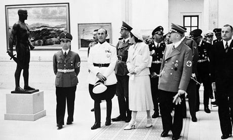 Hitler Shows Off "Purged Art"