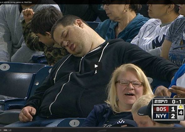 Sleeping yankee