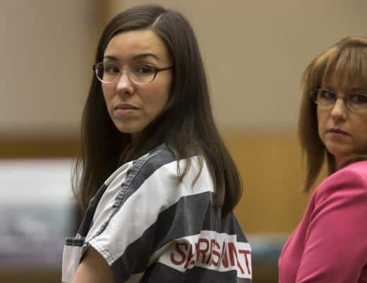 Jodi Arias and her attorney Jennifer Willmott during sentencing hearing in Maricopa County Superior Courtroom in Phoenix Arizona