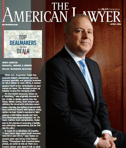 Cravath Partner Mark Greene Named As "Dealmaker of the Year"