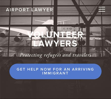 Airport Lawyers Site Set Up Fast To Help Trump-Ban Travellers