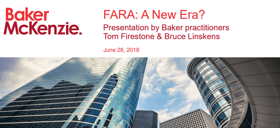 FARA - A New Era? 4
