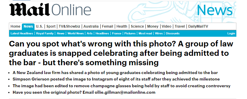 4 Social Media Mistakes Made in Law Firm's Champagne Photoshop Fail 6 4 Social Media Mistakes Made in Law Firm's Champagne Photoshop Fail 6