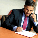 Lawyer working