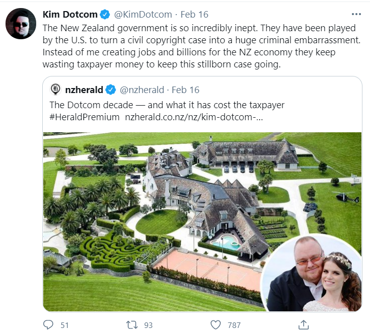 How Much Has The Dotcom Case Cost The New Zealand Taxpayer? Take A Guess