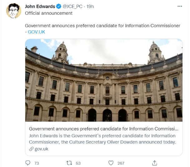 Facebook's 'Unlike' For Privacy Czar John Edwards In Major UK Move 3 Facebook's 'Unlike' For Privacy Czar John Edwards In Major UK Move 3