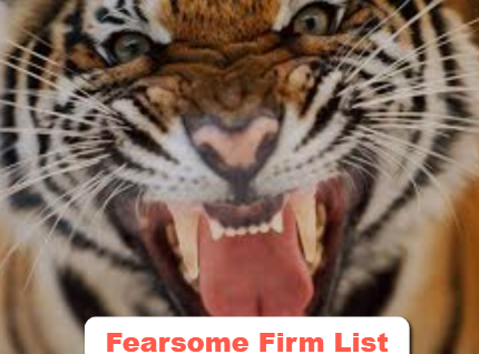 The BTI Fearsome Firm List