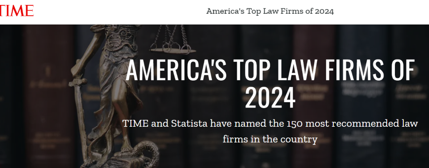 TIME’s ‘Top Law Firms in America’ List