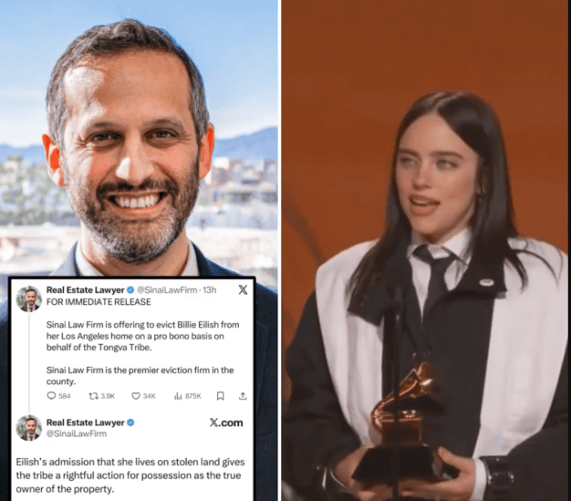 LA Lawyer’s Eviction Notice to Billie Eilish