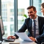 Lawfirmmarketing lawyers at computer