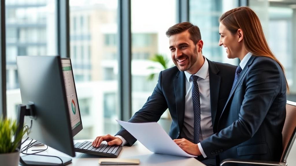Lawfirmmarketing lawyers at computer