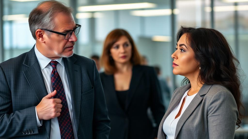 Lawyers talking