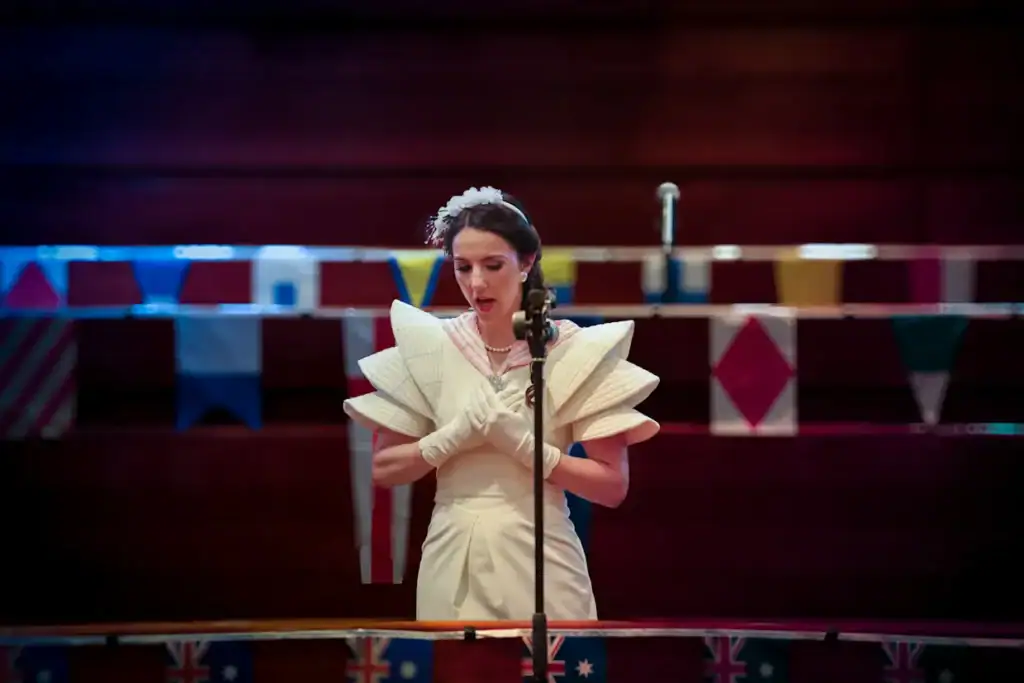 Catherine Kelso, lawyer to Gina Rinehart, starred as Josephine, the captain’s daughter. Image: Sophie Howard