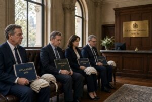 Barristers waiting