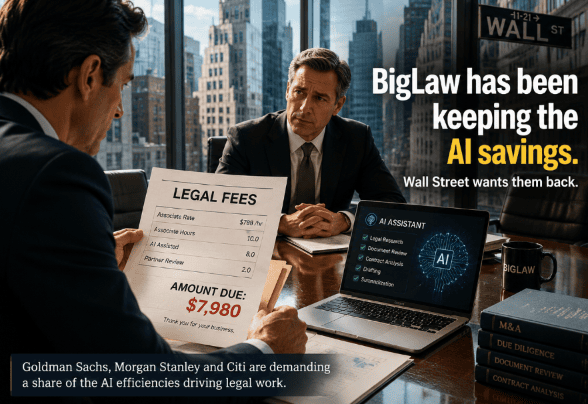 Big Law Firms Have Been Keeping the AI Savings – Now Wall Street Wants Them Back