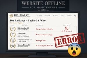 The Legal 500 Accidentally Tells the Truth, Then Takes Itself Offline