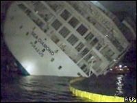 The Greek cruise ship sinking, where the vessel sunk after hitting a well-marked reef, has resulted in neglience charges against the captain and five officers.