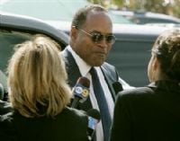 Did OJ Simpson Defense attorney, the late Johnnie Cochran, tamper with the famed "glove" at the center of the O J Simpson prosecution? That is a claim made by former deputy district attorney Christopher Darden, who says the glove that linked Simpson to the double murder says Cochran tore the lining of the glove so it wouldn't fit the accused Simpson.